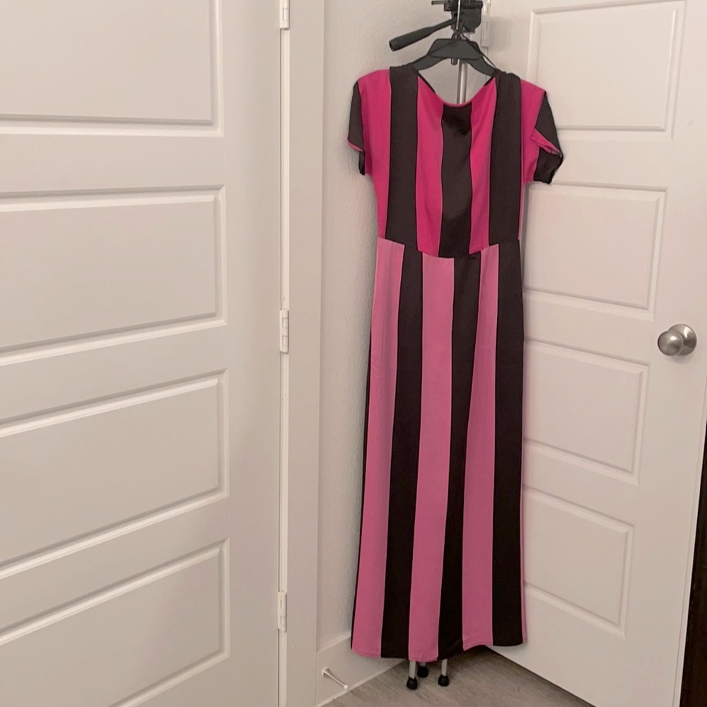 Christopher John Rogers Striped Maxi Dress